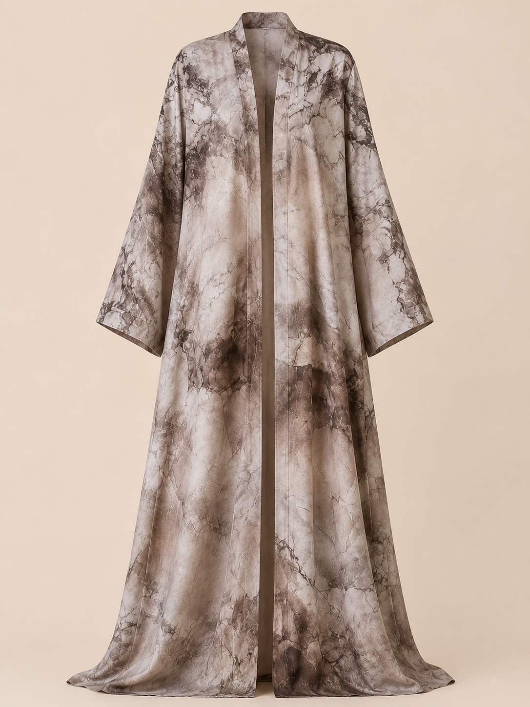 Stone Veil Silk Abaya