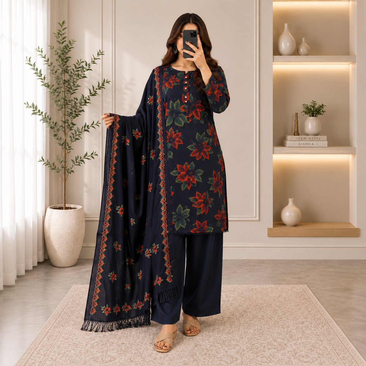 Midnight Garden 3-Piece Marina dress