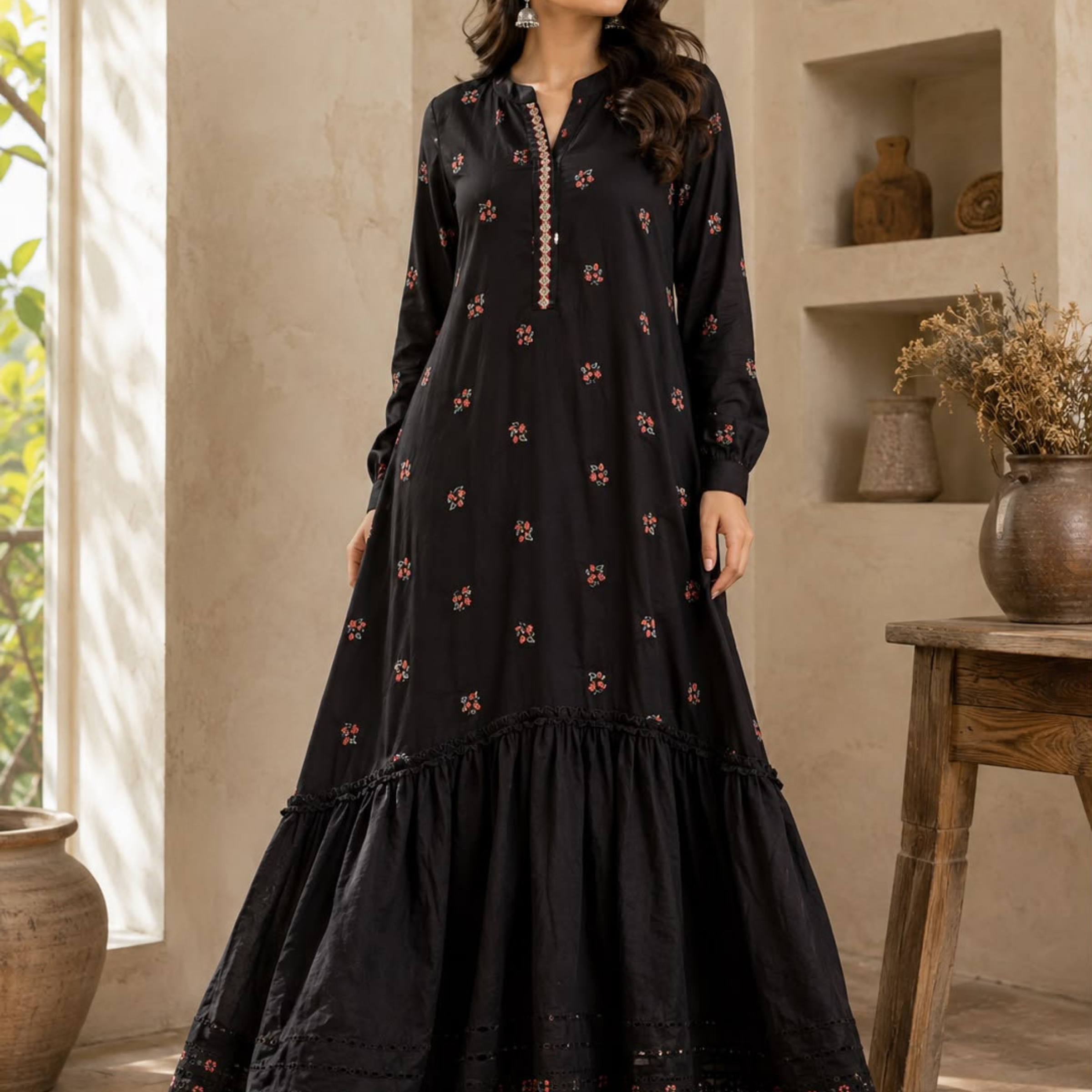 Midnight Bloom Maxi