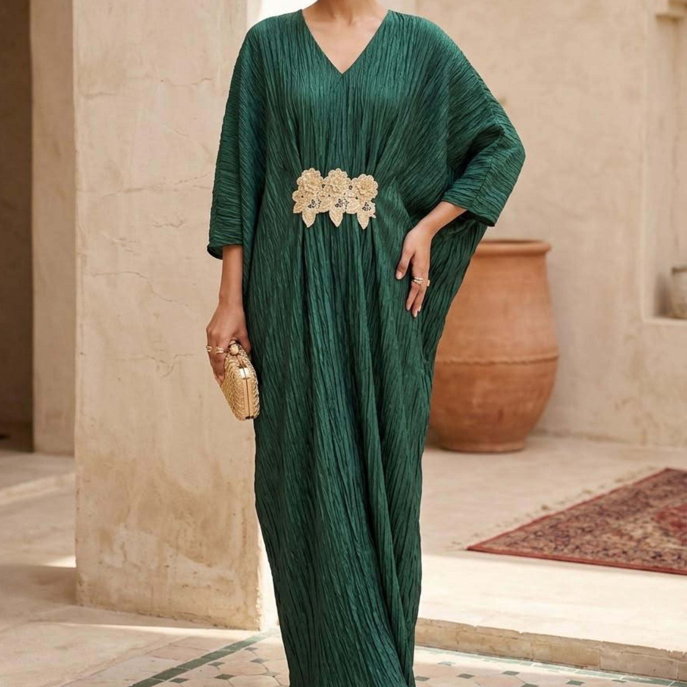 Emerald Green Kaftan