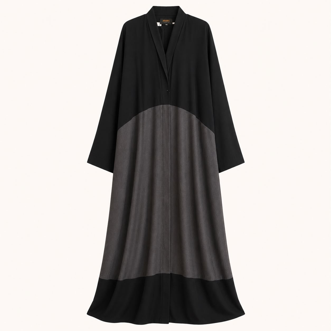 Classic Two Tone Silk Abaya