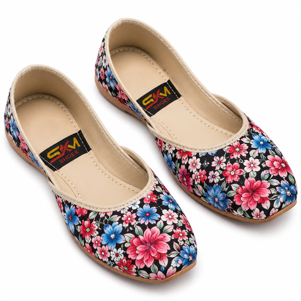 Blossom Garden Floral Khussa