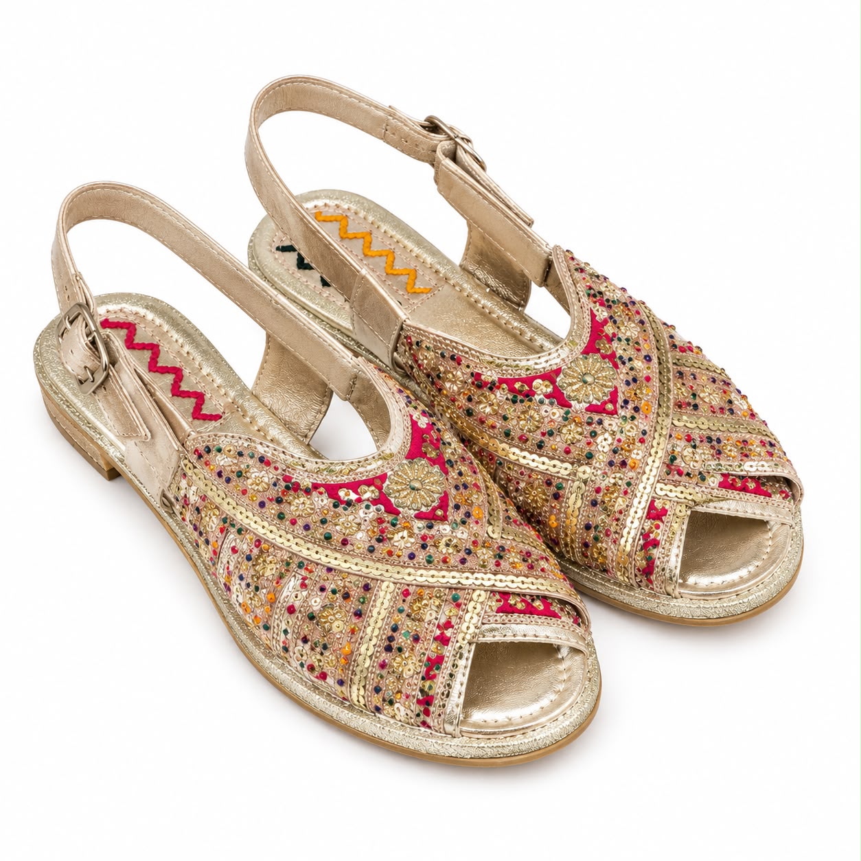 Noor Embellished Festive Sandals