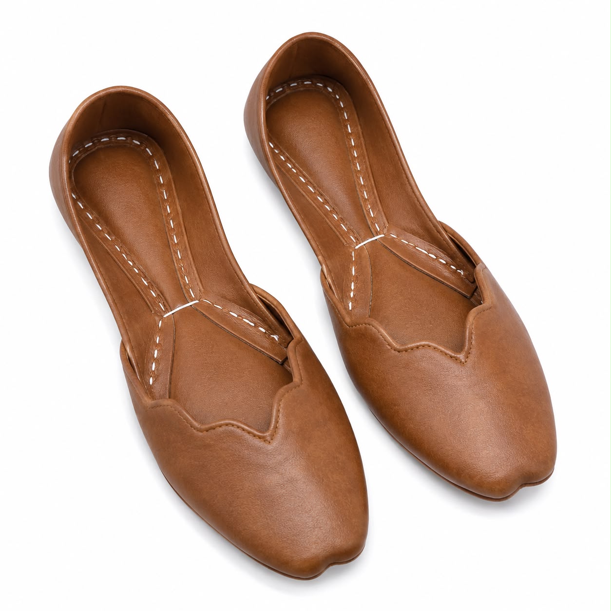 Classic Brown Leather Khussa