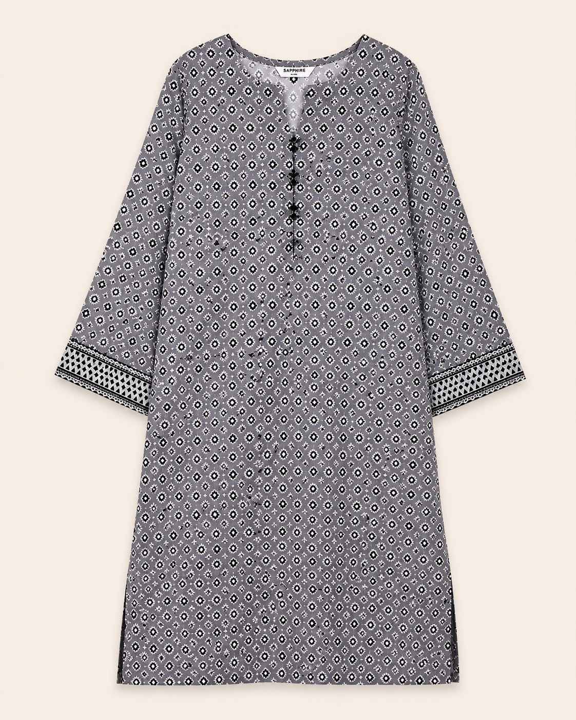 Sapphire 2-Piece Lawn Suit - Grey