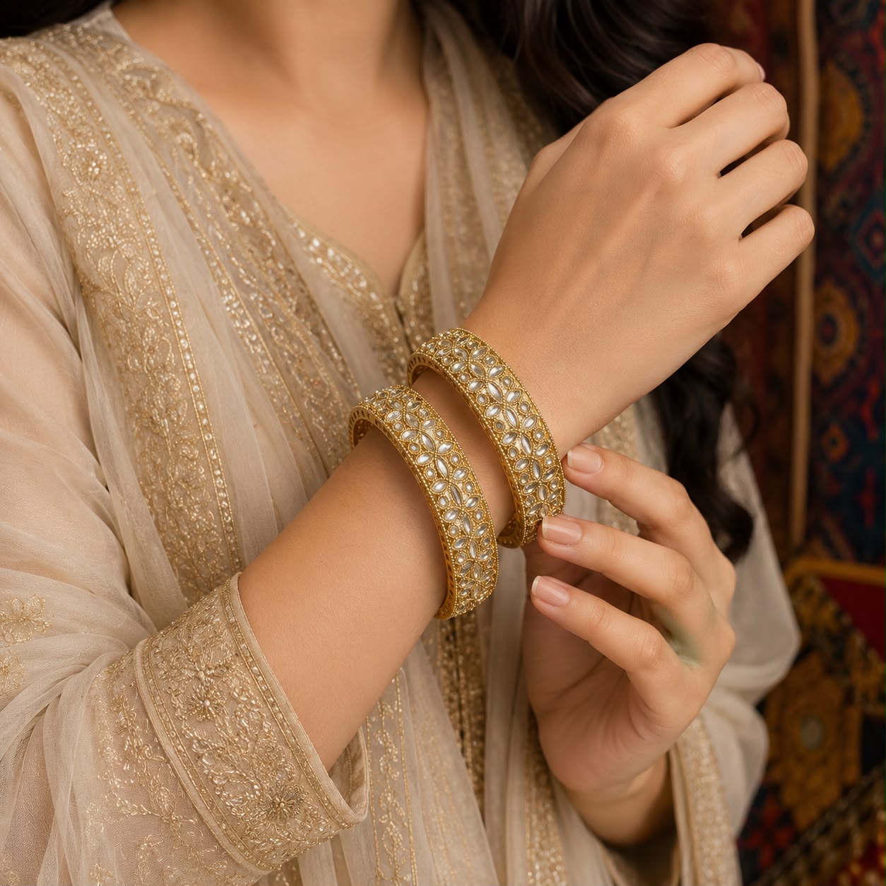 Kundun Bangles Set