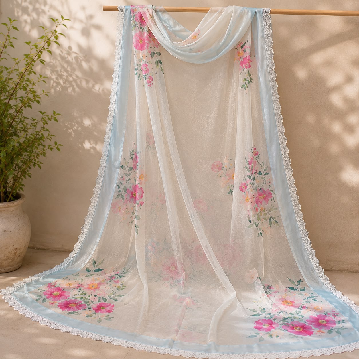 Junaid Jamshed Blossom Breeze 3-Piece Dress
