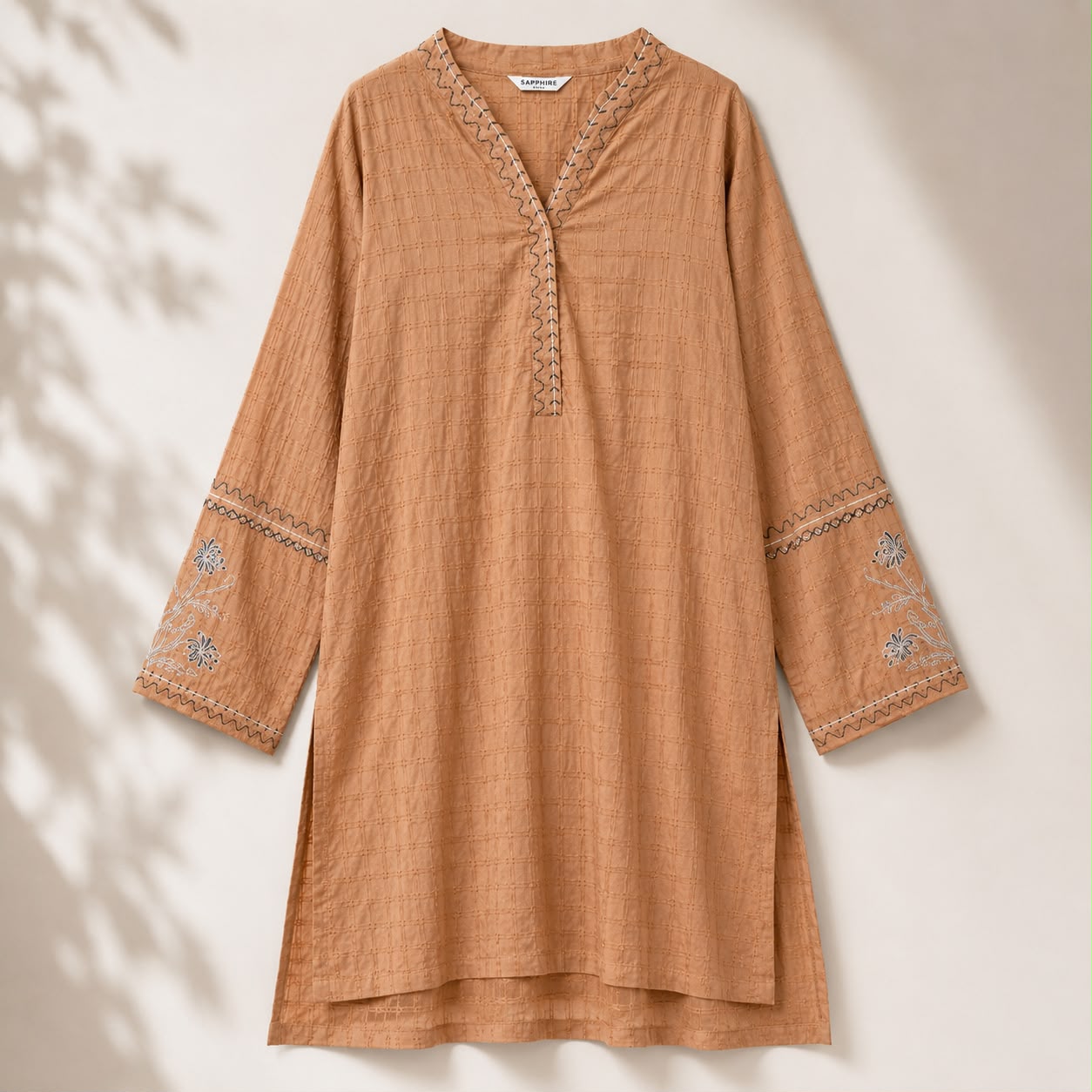 Desert Elegance Cotton 2-Piece Dress