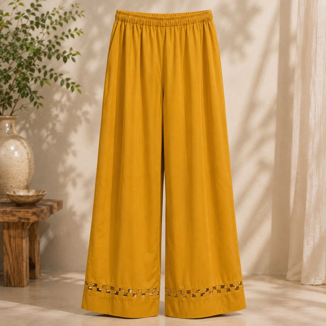 Golden Radiance Chiffon 2-Piece - Asim Jofa