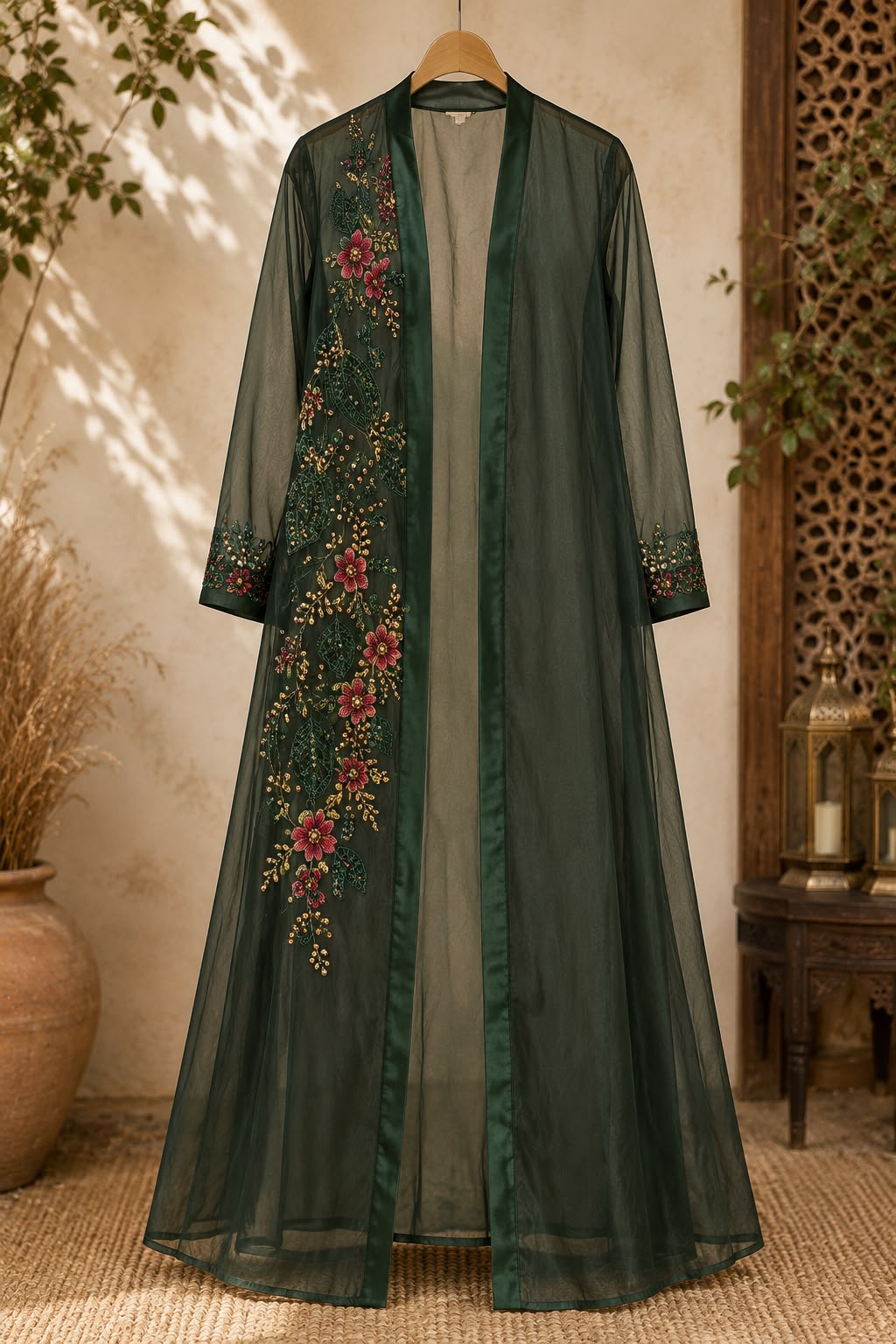 Maria B Emerald Grace Layered Maxi Set
