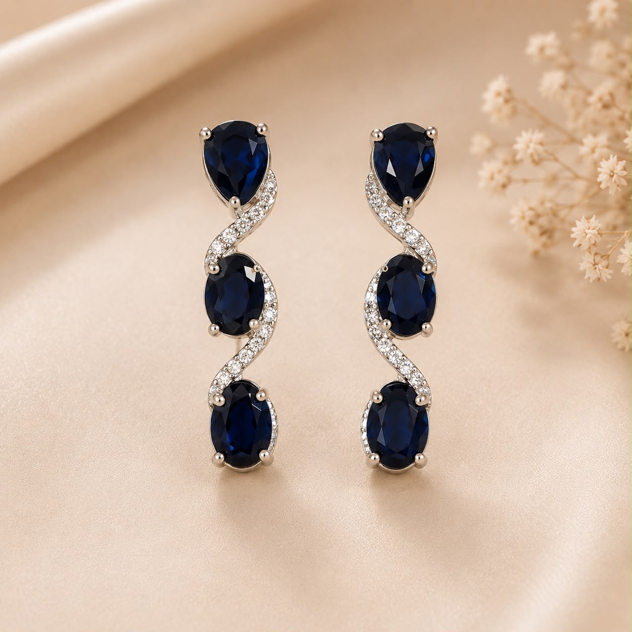 Midnight Sapphire Jewelry Set