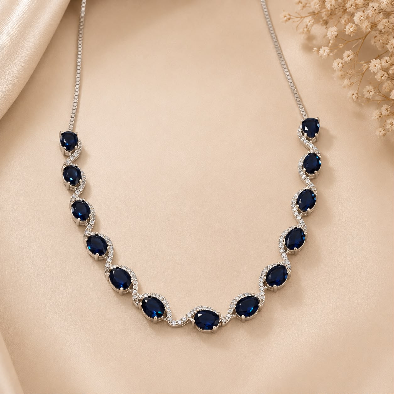 Midnight Sapphire Jewelry Set