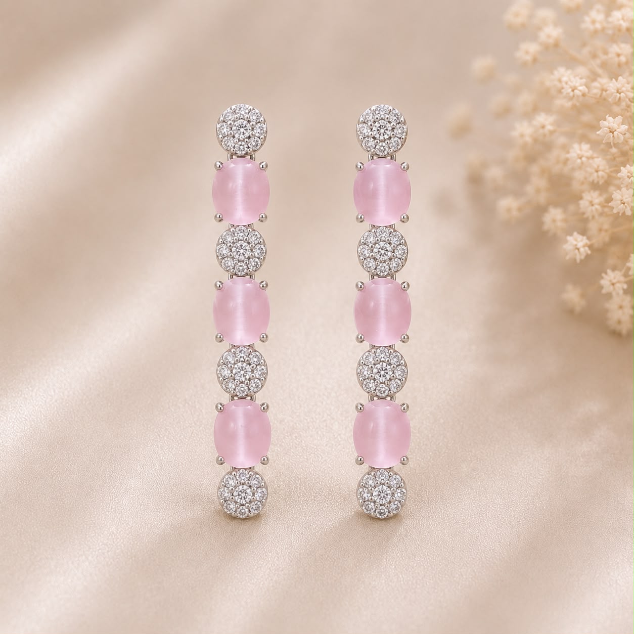 Blush Radiance Zircon Drop Set
