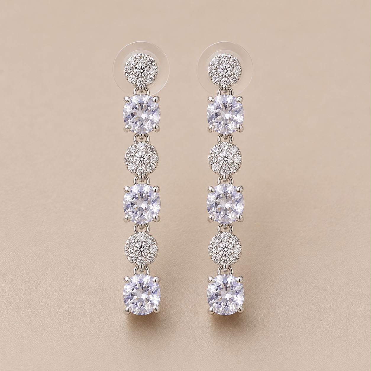 Blush Radiance Zircon Jewelry Set.
