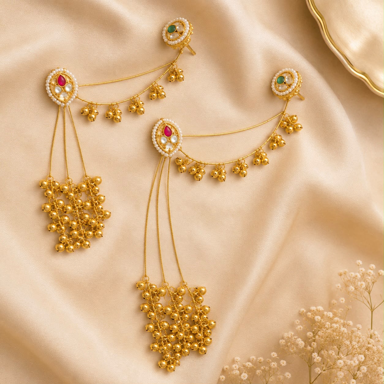 Kashmiri Saharay Earrings