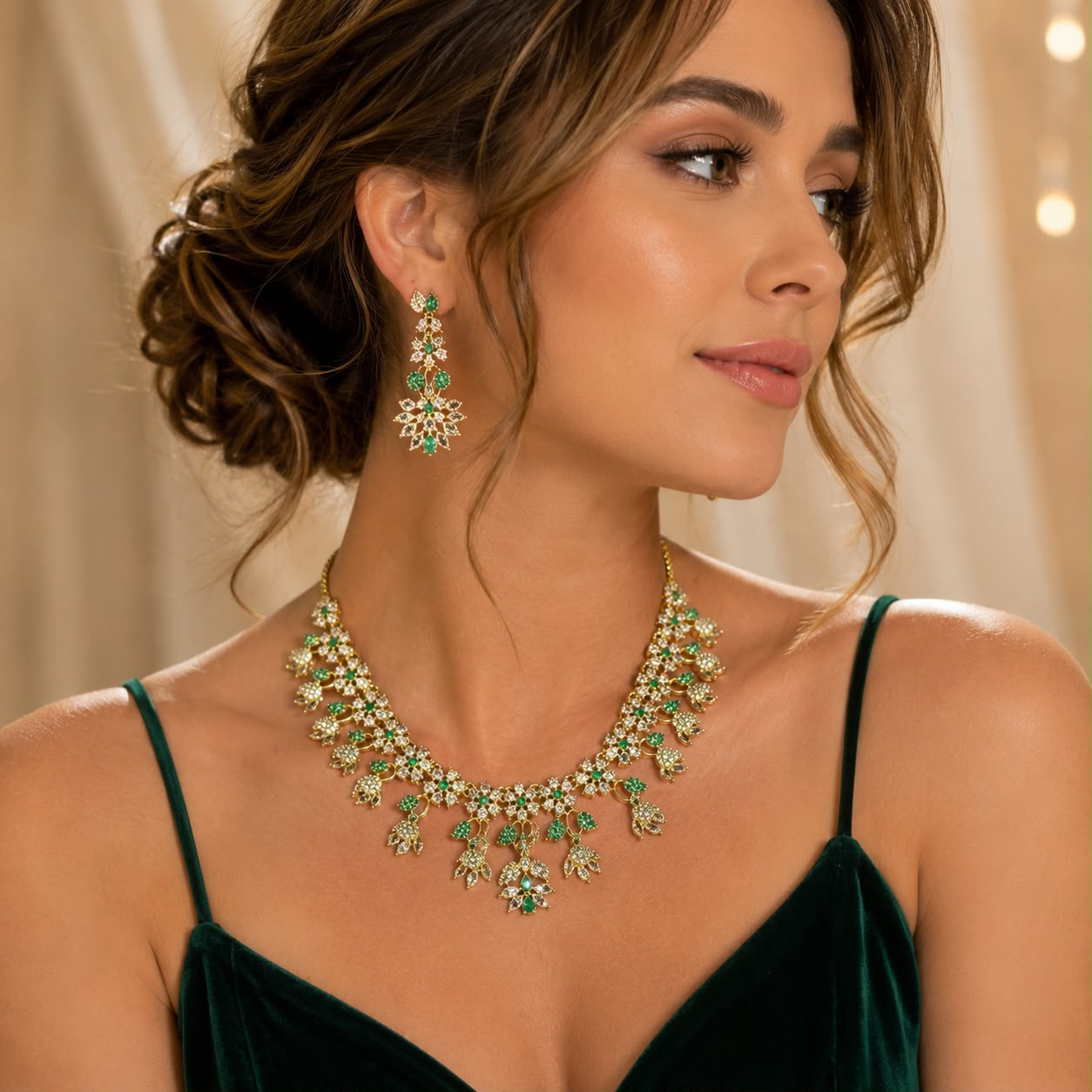 Enchanted Garden Zircon Jewelry Set