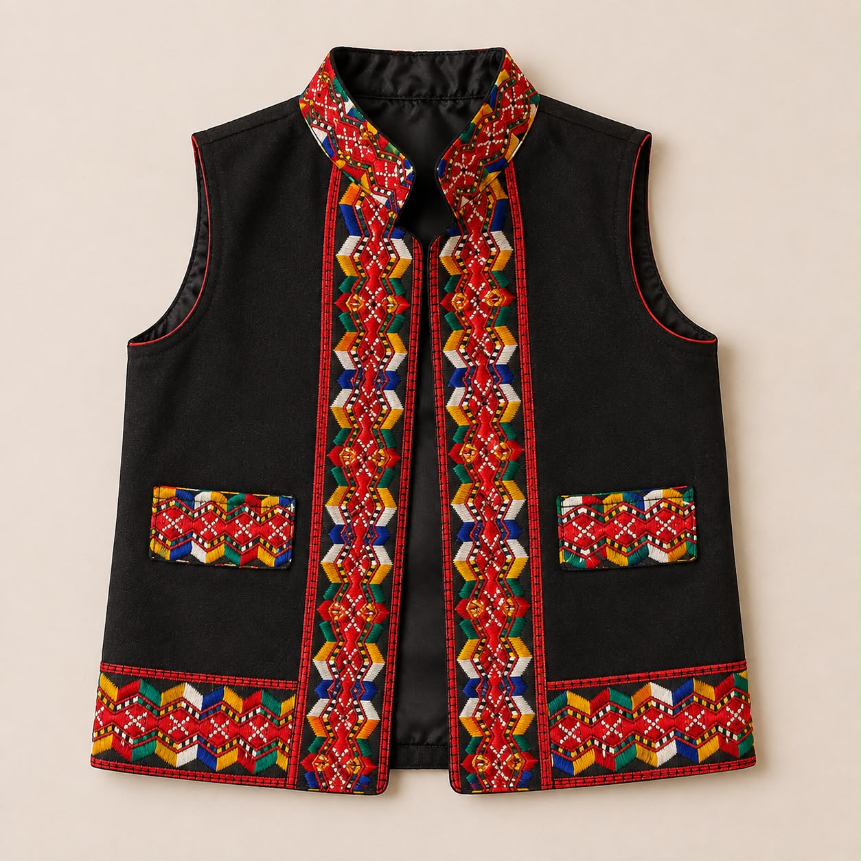 Little Heritage Embroidered Waistcoat