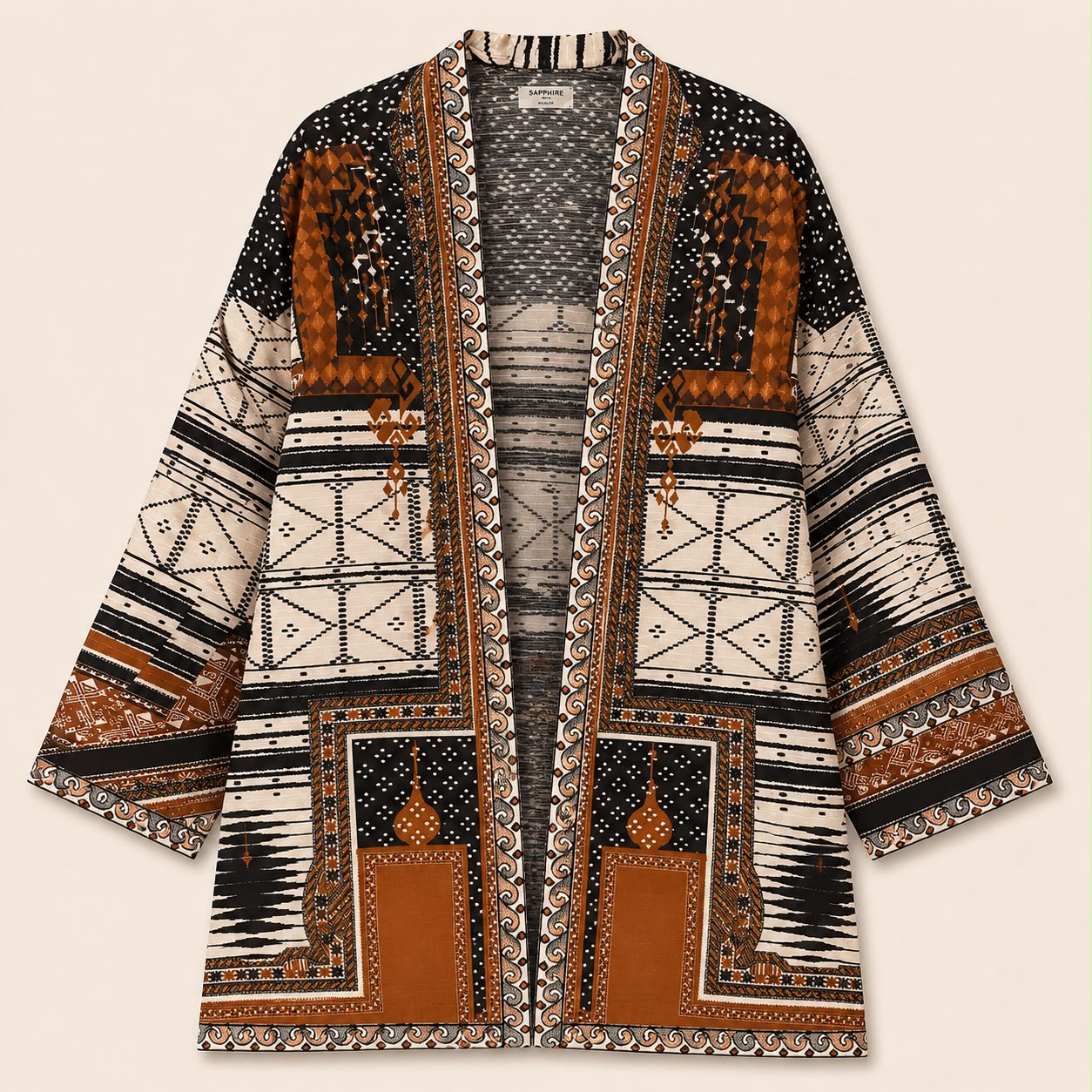 Sapphire Terra Mosaic Coat