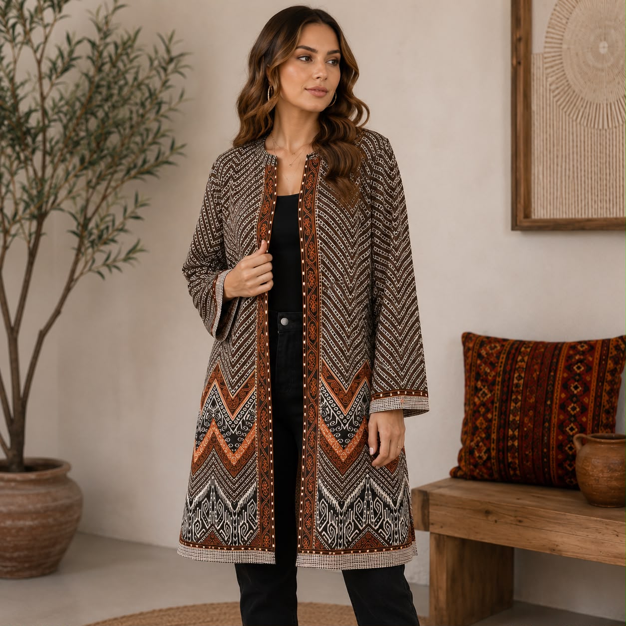 Sapphire Terra Heritage Long Coat