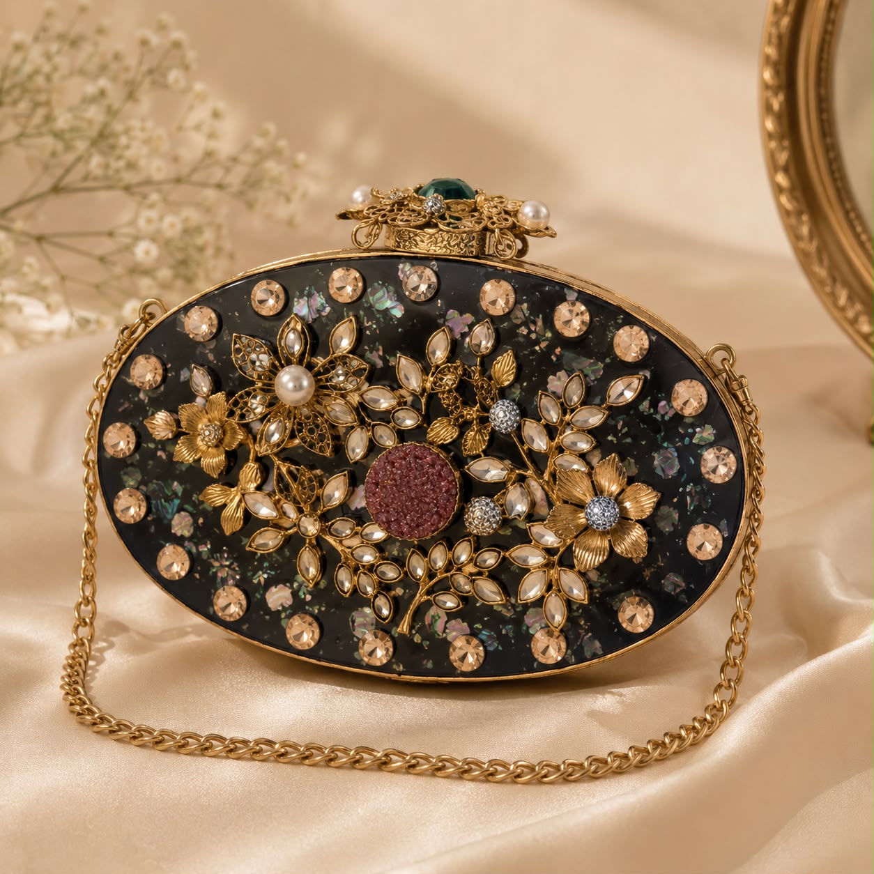 Midnight Garden Clutch