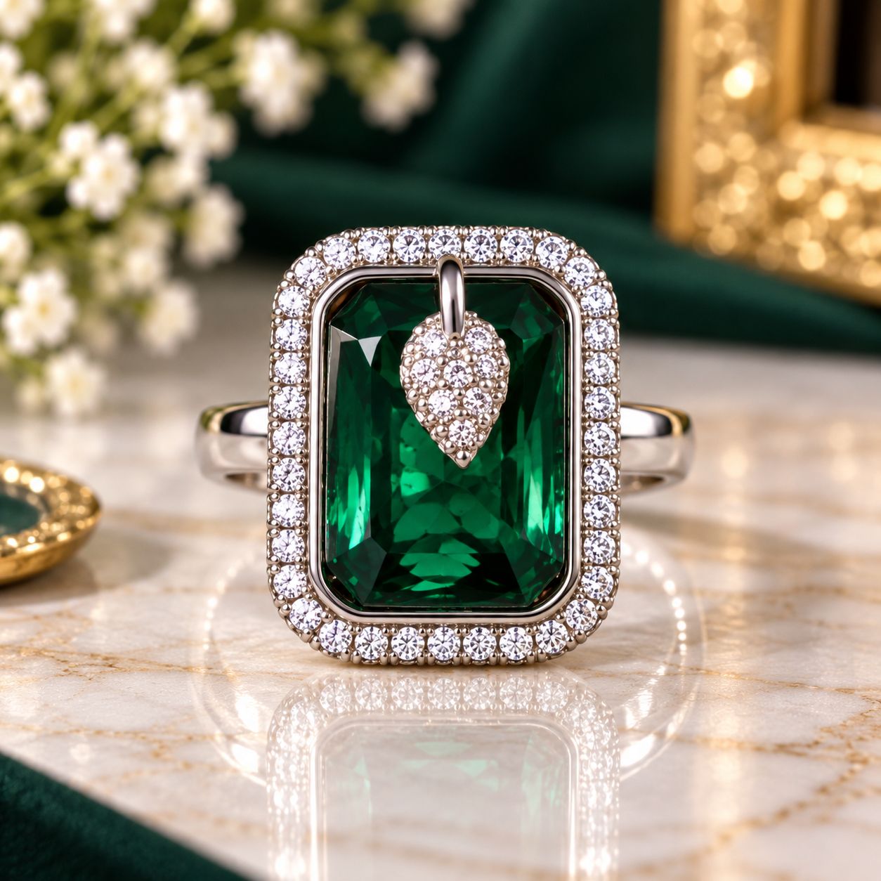 Emerald Elegance Ring