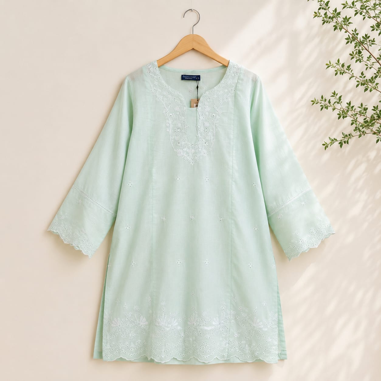Zellbury Embroidered 2-Piece Dress
