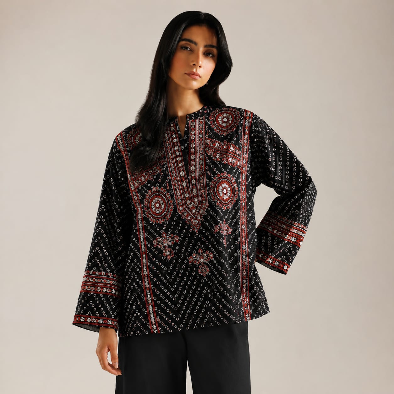 ETHNC Short-Length Baggy Shirt