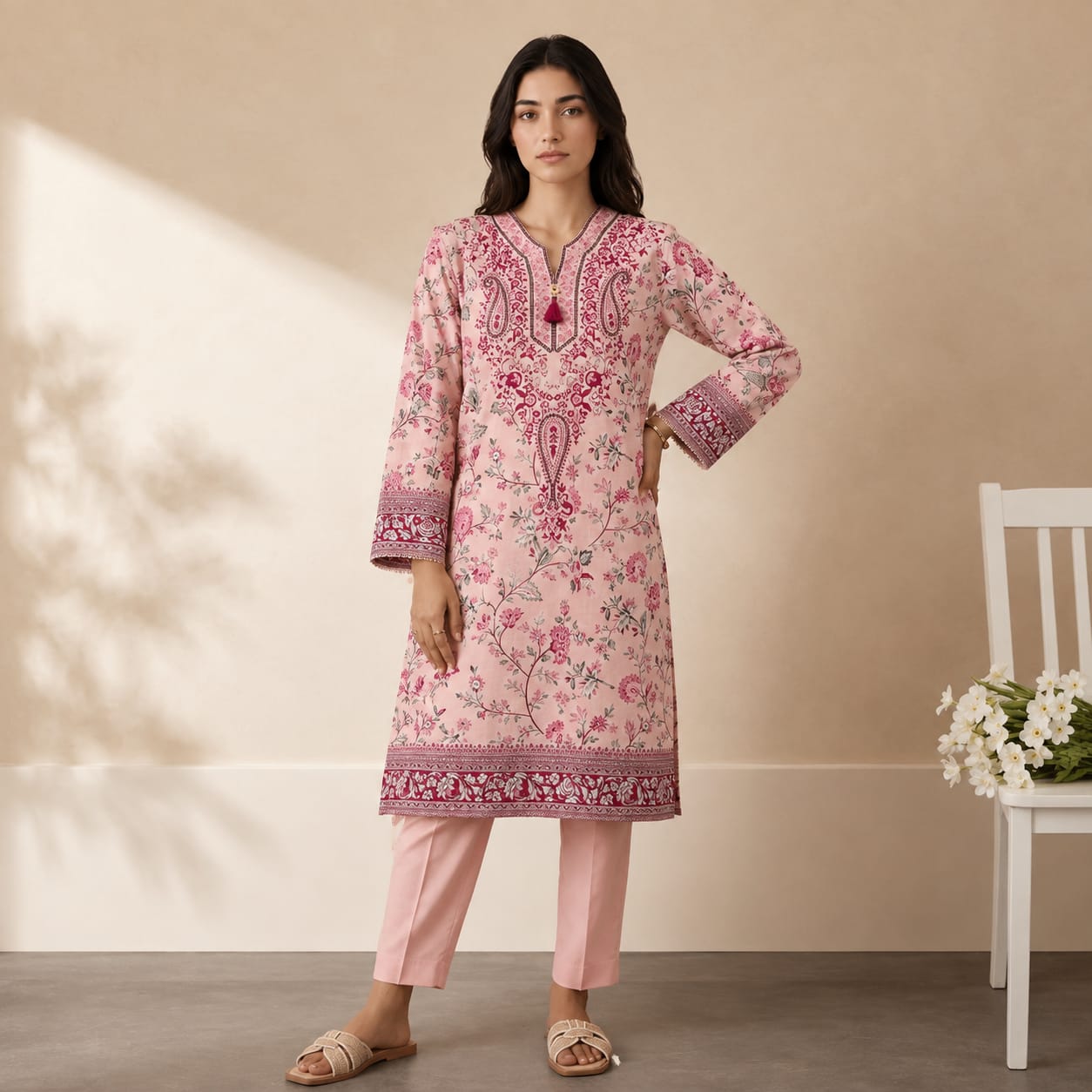 Zellbury Printed Lawn 3-Piece Suit