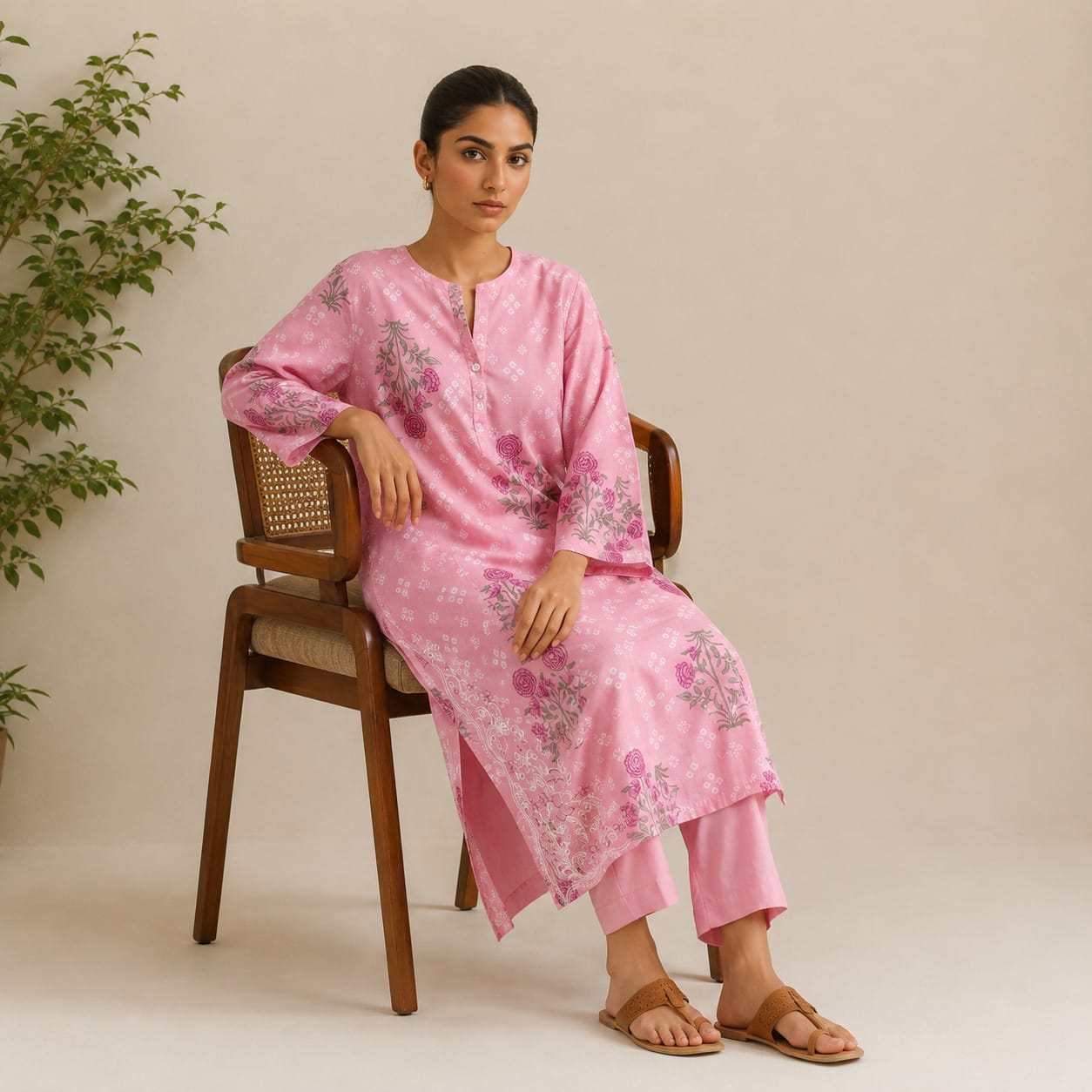 Zellbury Printed Lawn Shirt