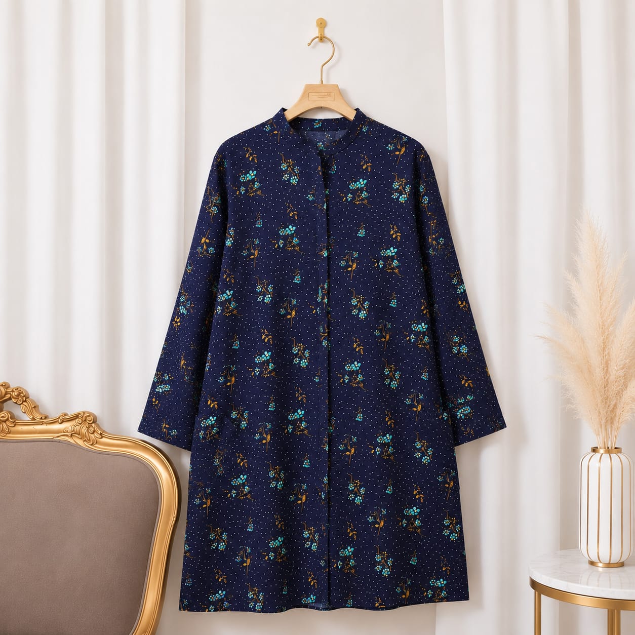 Desi Bazaar – Marina Printed Shirt