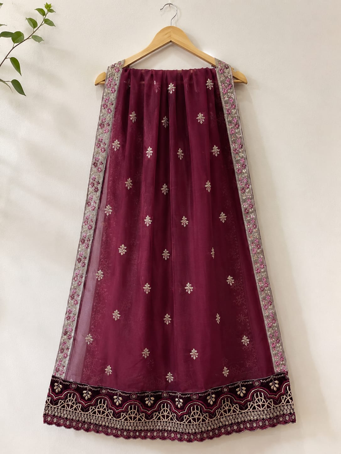 Desi Bazar Luxury Velvet 3-Piece dress