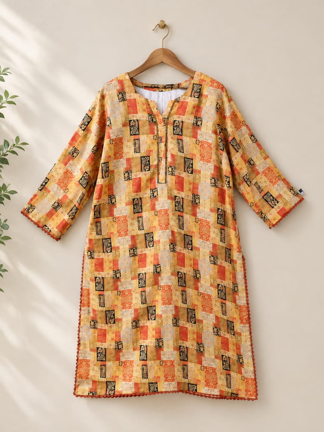 Amber Mosaic Printed 2-Piece Set