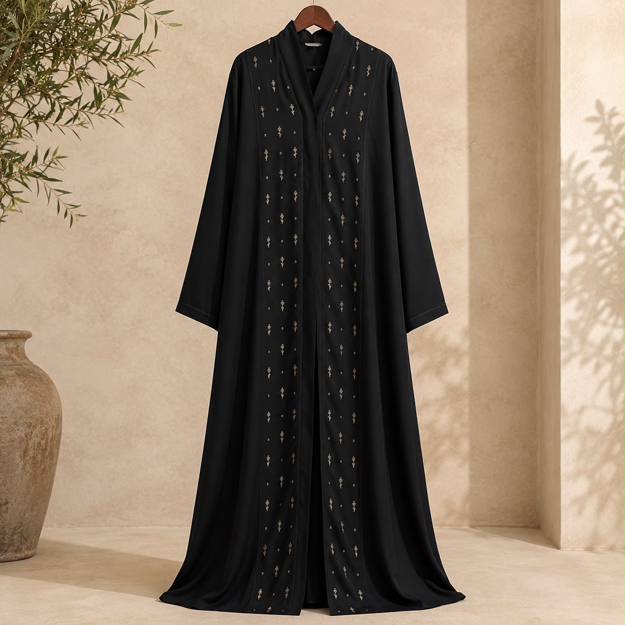 Midnight Elegance abaya